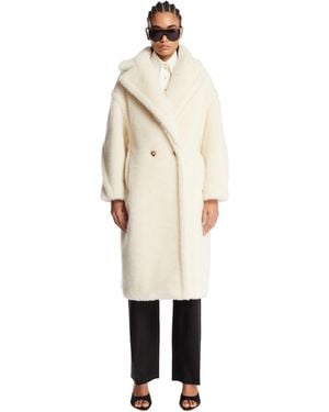 Max Mara Teddy Bear Icon Coat Bianco
