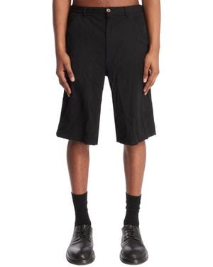 Comme des Garçons Pantaloncini Al Ginocchio Neri - Nero