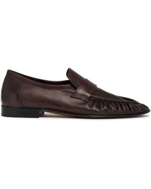 The Row Soft Loafers - Brown
