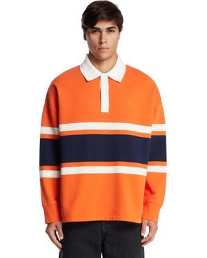 Loewe Polo A Maniche Lunghe Arancione