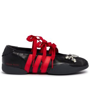 adidas Originals Simone Rocha X Embellished Ballerina Flats - Red