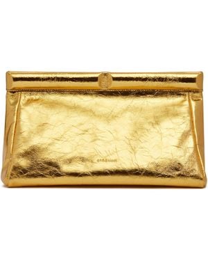 ARMARIUM Leather Clutch - Natural