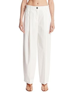 TOTEME Cotton Trousers - White