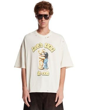 UGG X Willy Chavarria Hug It Tee Bianca - Bianco