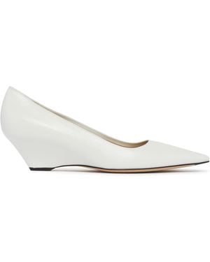 The Row Liisa Wedge Court Shoes - White