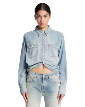 R13 Camicia - Blu
