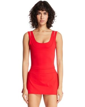 Nike Skims Double-Strap Top - Red