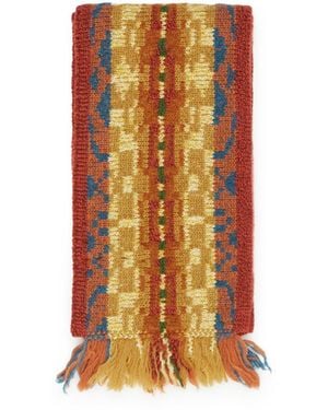 Dries Van Noten Fringed Scarf - White