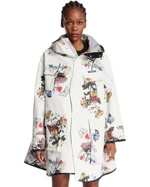 Undercover Floral Mountain Coat - White