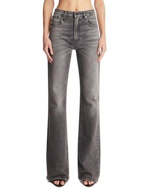 R13 Jeans A Cinque Tasche Jane Neri - Grigio
