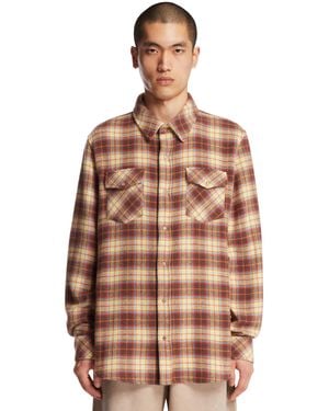 God's True Cashmere Checked Cashmere Shirt - Brown