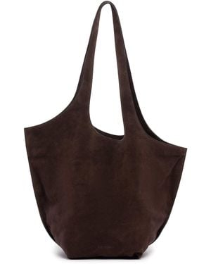 The Attico La Scoop Tote Bag - Brown