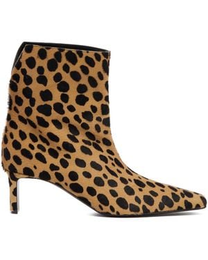 KHAITE Ona Animalier Boots - Brown