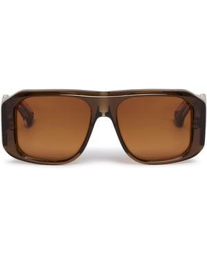 Jacques Marie Mage Alfie Sunglasses - Brown