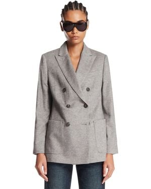 Max Mara Blazer Doppiopetto Grigio
