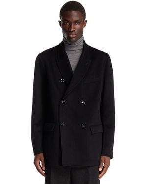 Giorgio Armani Cashmere Blazer - Black