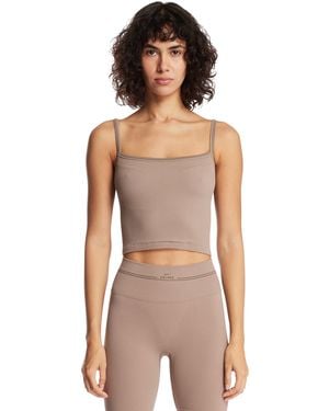 Nike Skims Ribbed Seamless Top - Natural