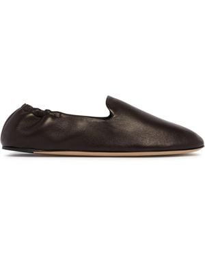 The Row Casa Slipper Loafers - Brown