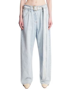 DARKPARK Light Dalila Belted Jeans - Blue