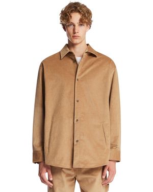 DARKPARK Ribbed Cotton Shirt - Natural