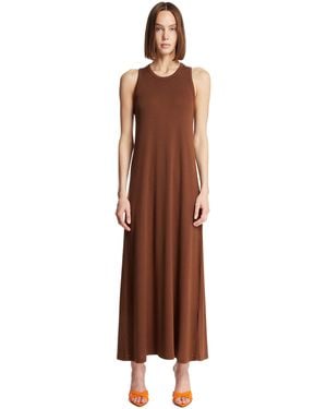 Umit Benan Kate Cotton Dress - Brown