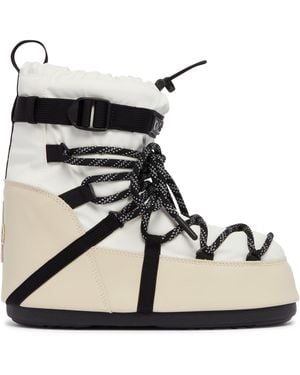 Moncler Moon Boot X Icon Low Snow Boots - White