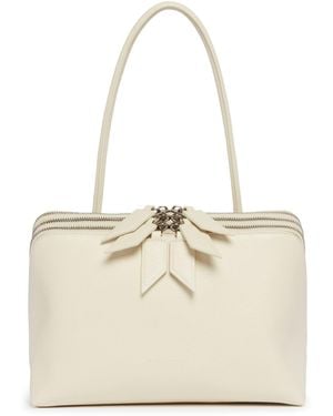 The Attico Leather L'Altra Di Milano Bag - Natural