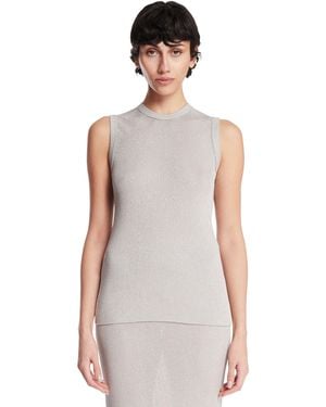 Tom Ford Micro-Sequin Top - White