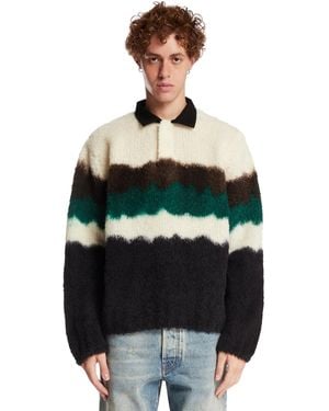 Sacai Wool Blend Jumper - Green