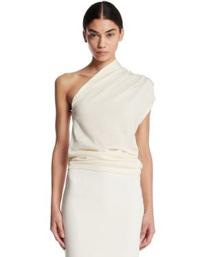 ARMARIUM One-Shoulder Top - White