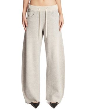 R13 Pantaloni Darted Grigi - Neutro