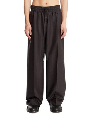 Fear Of God Wool Wide-Leg Trousers - Black