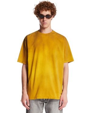 Antik Denim Phil Cotton T-Shirt - Yellow