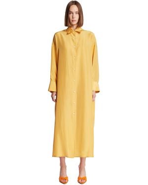 Umit Benan Cassis Shirt Dress - Yellow