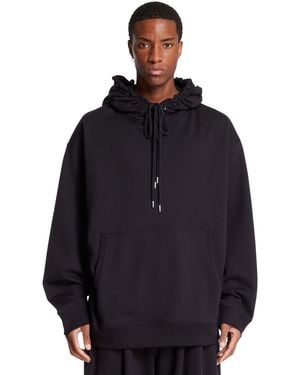 Dries Van Noten Felpa Loose Fit Blu