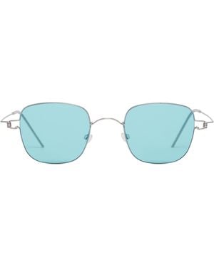 Lindberg Air Rim Titanium 8216 Sunglasses - Blue