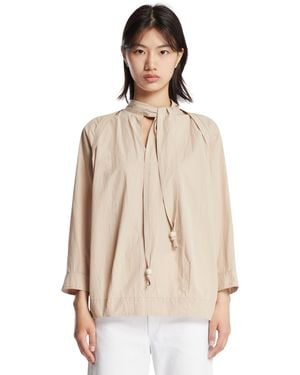 Lemaire Shirt With Scarf - Natural