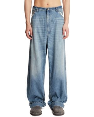 Maison Margiela Wide-Leg Jeans - Blue