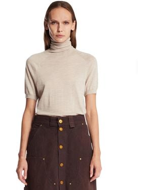 Petar Petrov Wool Top - Brown