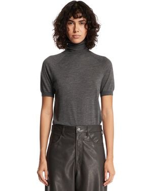 Petar Petrov Wool Top - Black