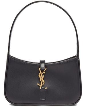 Saint Laurent Leather Le 5 A 7 Bag - Blue
