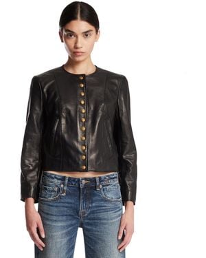 R13 Leather Jacket - Black