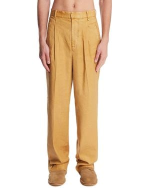Purple Denim Pantaloni - Giallo