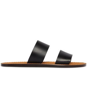 The Row Charlie Sandals - Black
