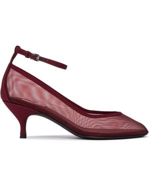 Alaïa Mesh Court Shoes - Purple