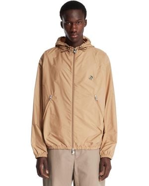 Moncler Giacca A Vento Con Cappuccio - Neutro