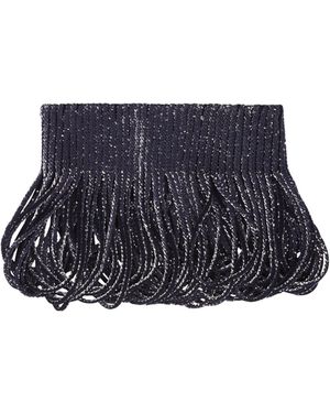 Alaïa Sequined Knit Belt - Blue