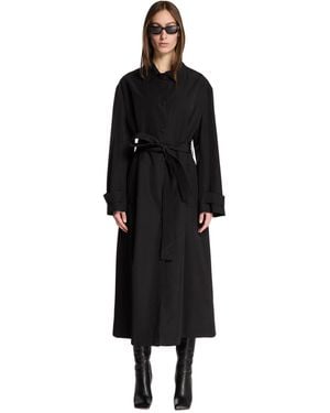 Rohe Belted Coat - Black