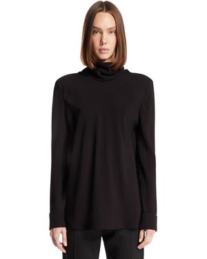 The Row Viscose Top - Black