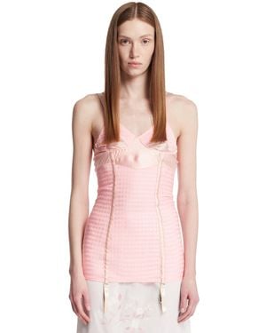 JULIE KEGELS Lingerie Top - Pink